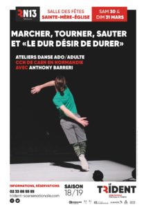 Affiche marcher tourner sauter... (Ste-Mère-Eglise)