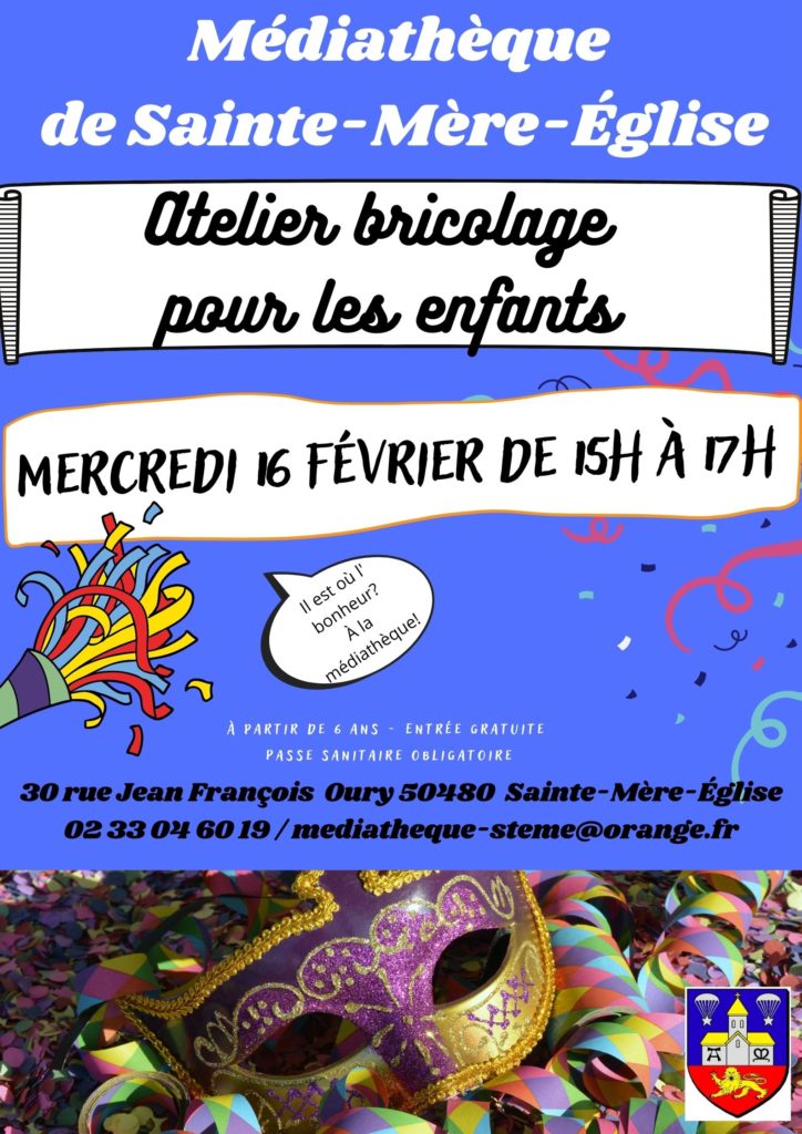 Atelier bricolage 16 février 2022