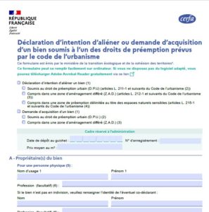 CERFA DPU